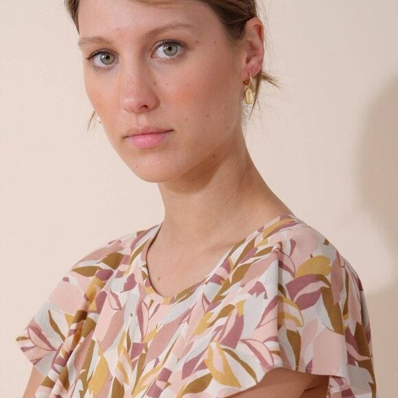 Indi & Cold Samantha Short Leaf Dress - Picture 3 of 8